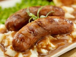 bangers and mash